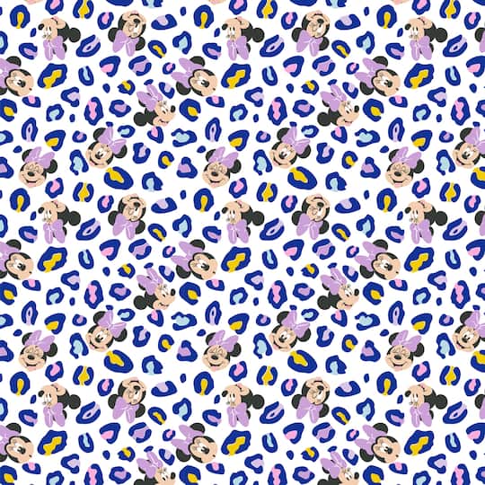 Disney Minnie Mouse Multicolor Leopard Print Cotton Fabric Michaels disney-minnie-mouse-multicolor-leopard-print-cotton-fabric-michaels